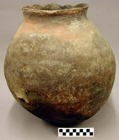 Plain pottery large jar