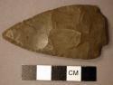 Large stone tanged point (knife?)