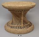 Basketry stool