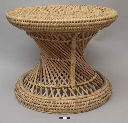 Basketry stool