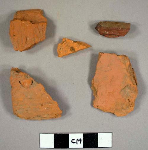 Brick fragments, including some possibly handmade