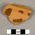 Lead glazed red earthenware sherd