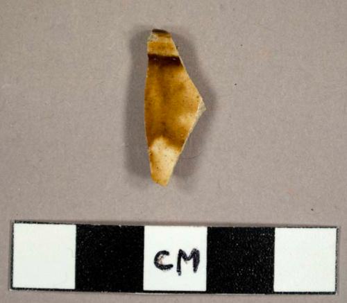 Rockingham ware sherd