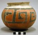 Fourmile polychrome pottery jar (showlow polychrome, according to hargrave)