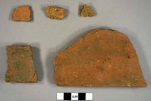 Brick and brick tile fragments