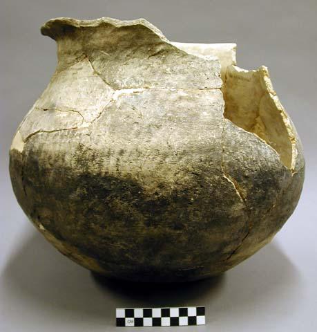 Restored pottery olla