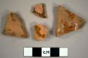 Lead glazed redware sherds