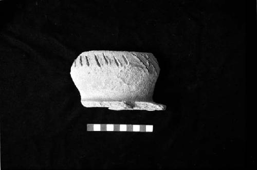 Ceramic sherd from face neck jar from Site 94