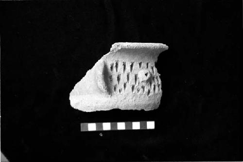 Rim sherd from face neck jar from Site 94