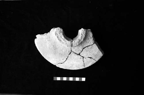 Fragment of ceramic mace head from Site 125