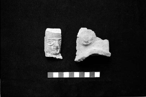 Small mold face neck sherds from Site 133