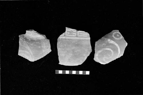 Ceramic sherds from Sites 93 and 136