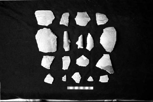 Negative ceramic sherds from Site 128