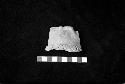 Slightly everted medium neck sherd with neck/shoulder applique rib with punctates from Site 128
