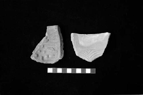 Low relief geometric design molds from Site 133