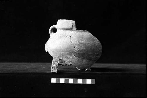 Black C neck vessel from Site 123