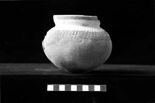 Ceramic vessel with press mold bumps from Site 131