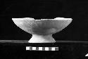 Black pedestaled bowl from Site 128