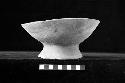 Gray pedestaled bowl from Site 131