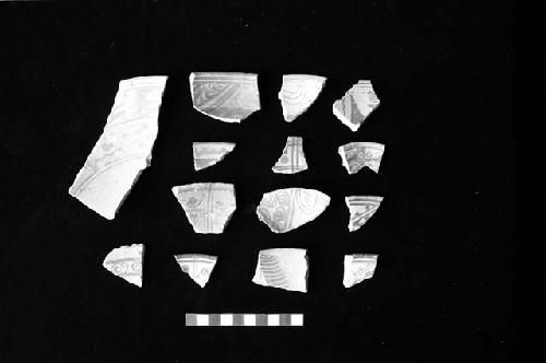 Ceramic sherds from Sites 94, 128, 110, 146 and 97