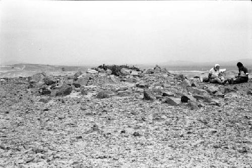 Rock cairn tomb at Site 106