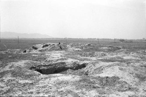 Top of huaca at Site 124