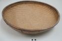 Basketry tray
