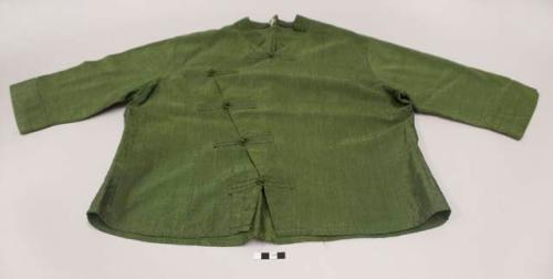 Woman's green jacket top (aingyi)