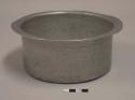 Aluminum cooking pot, round, everted rim; second of nesting set of 12 pots with lids