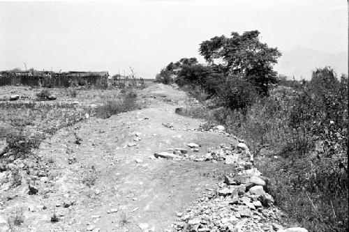 South exterior wall at Site 143