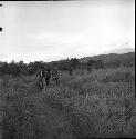 Wounded warrior being carried