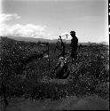 Man working in field