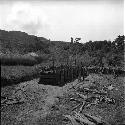 driving posts for walkway of wamai