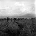 Women and girls walking towards the Liberek