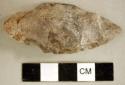 Chipped stone, projectile point, stemmed