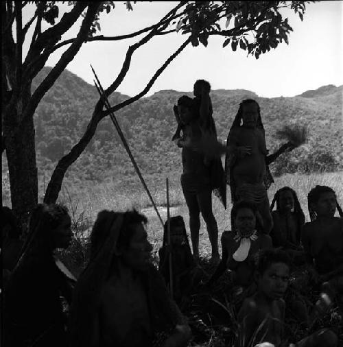 women's group under munika tree