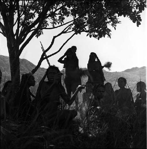 women's group under munika tree