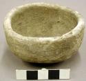 Complete ceramic bowl, plain