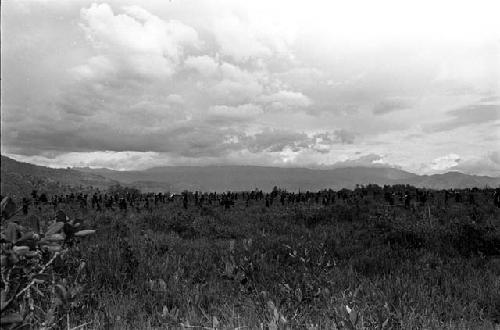 Distant view of action on the Tokolik