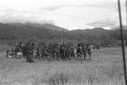 Action shot of dancers at an Etai