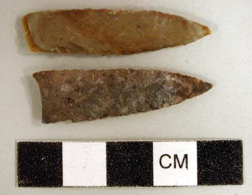 Chipped stone, projectile points, lanceolate