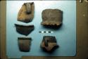 Rim, neck and handle sherds