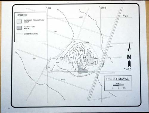 Map of Cerro Mayal