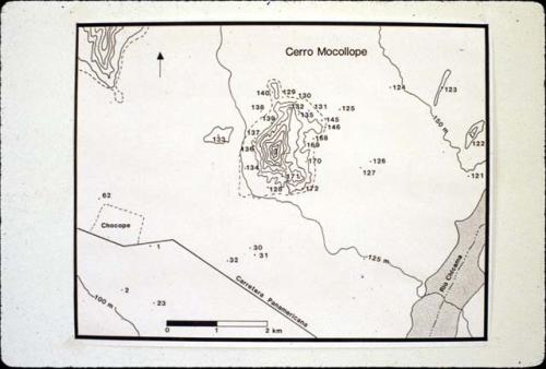 Map of Cerro Mocollope