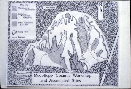 Plan of Mocollope ceramic workshop and associated sites