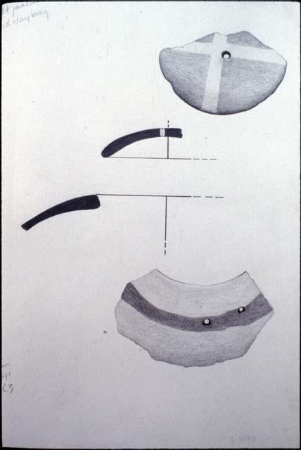 Drawings of ceramic sherds