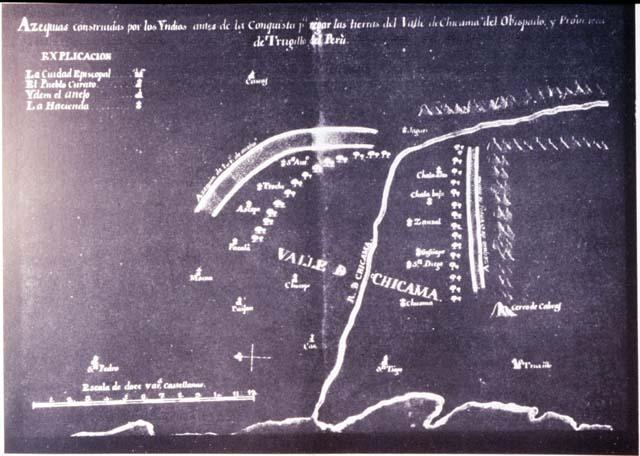 Historic map of the Chicama Valley – Objects – eMuseum