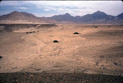 Canal crossing dunes