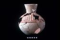 Tall everted rim red and white jar from Site 31