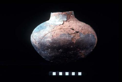 Short vertical neck globular jar from Site 87